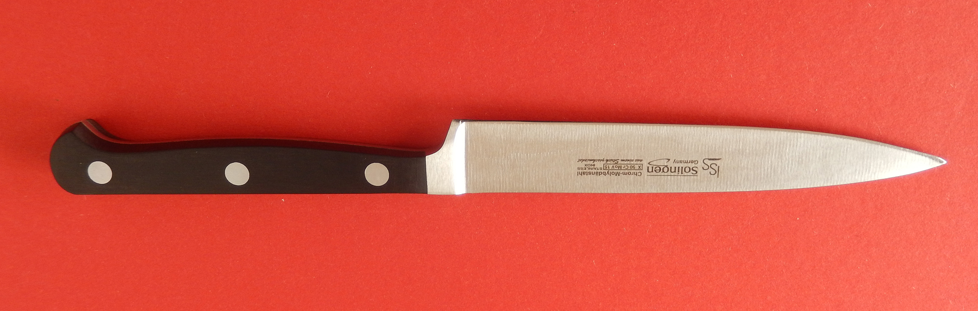 ISS  Gemüsemesser - Küchenmesser 12 cm   geschmiedet  aus Solingen