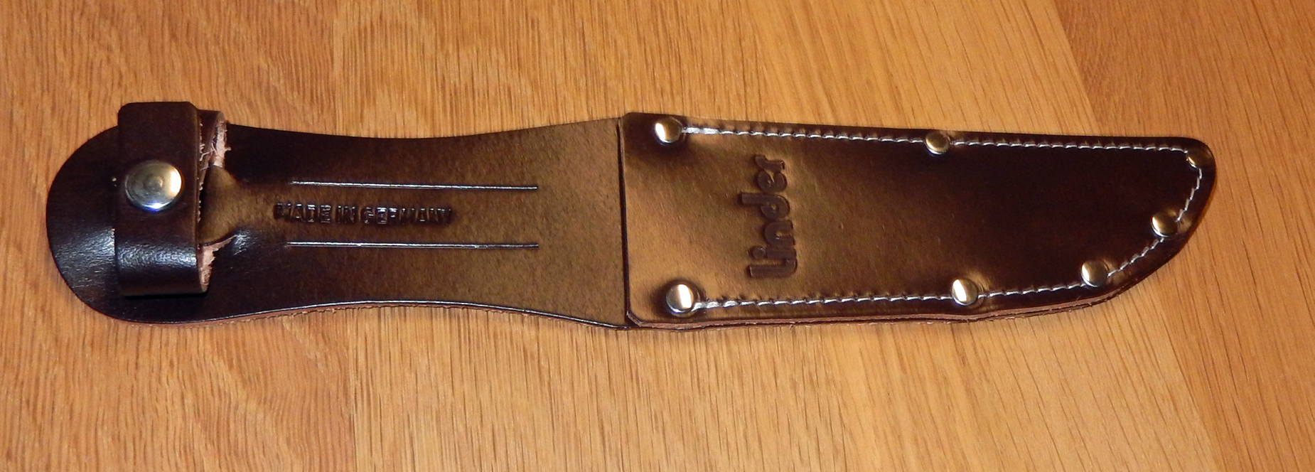 MESSERSCHEIDE für Solingen Linder Fahrtenmesser mit Klingenlänge 13 cm. bei ISS