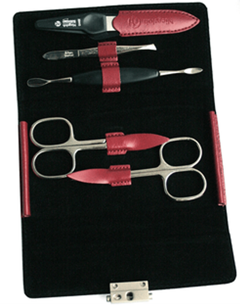 Maniküre Etui  Serie Diabolo M 5 tlg- rot 85950 Niegeloh aus SG