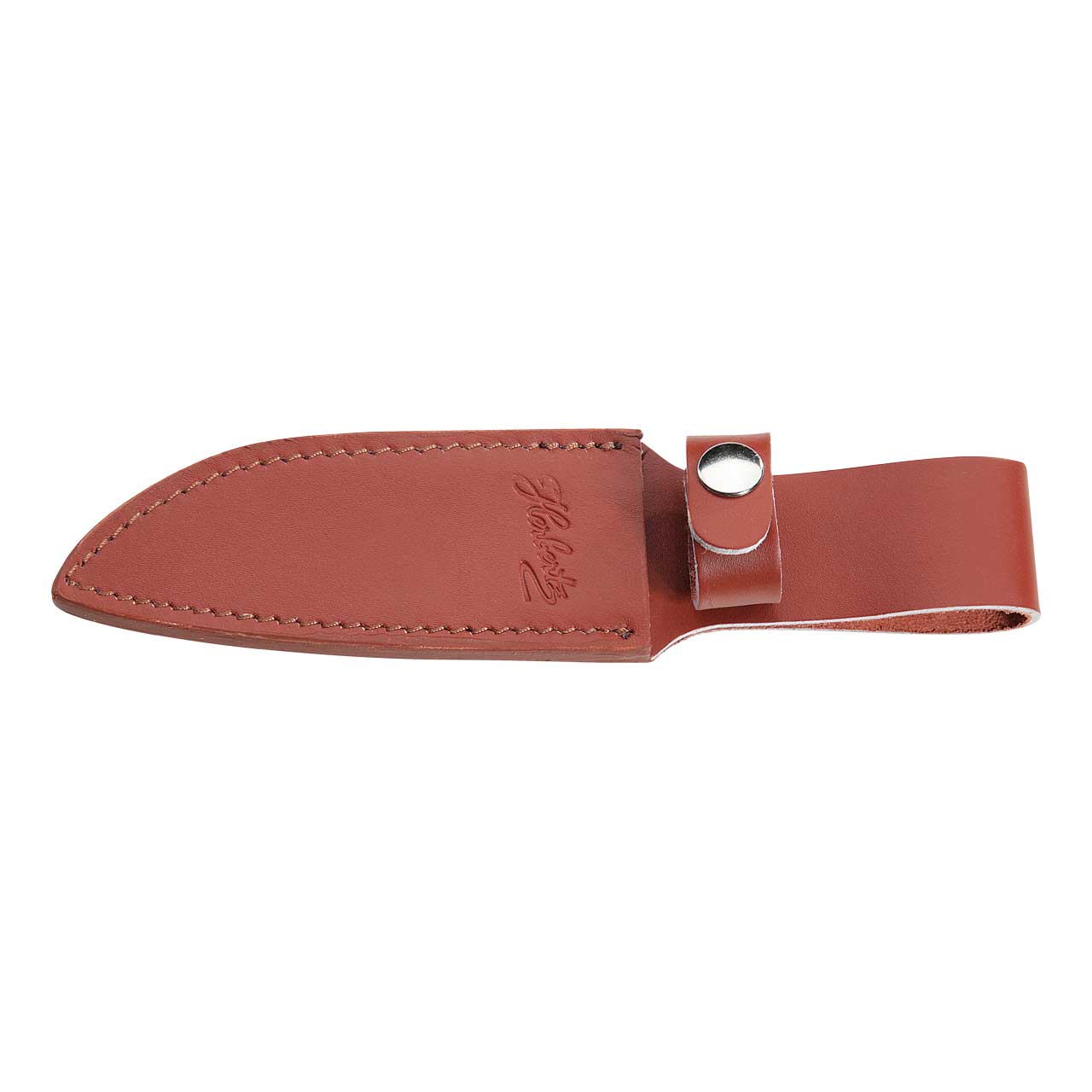 Jagdmess Gürtelmesser, 81 Lagen Damast, Kernlage 420 Stahl, Rosenholz-Griffschalen,.