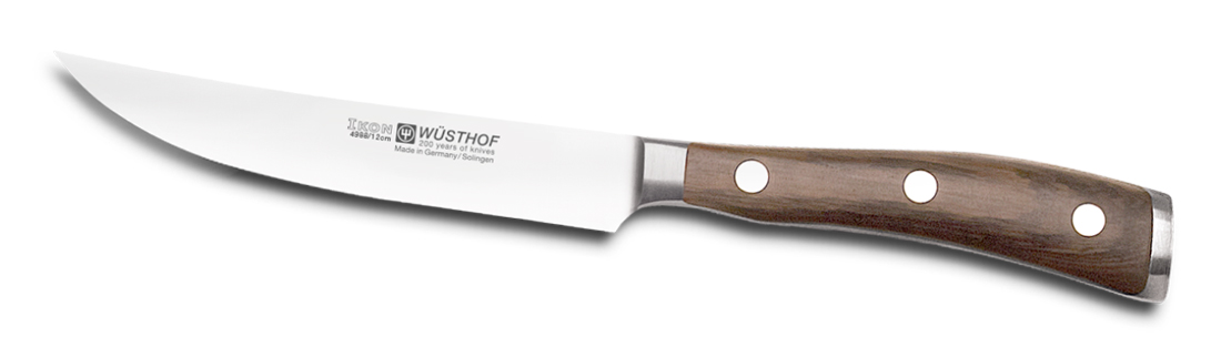 Steakmesser 12cm. Serie Ikon von Wüsthof Quality - Solingen