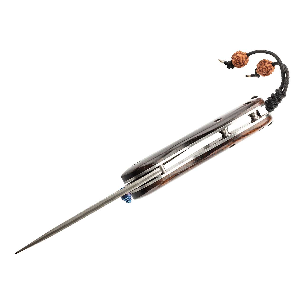 Einhandmesser Damast von Herbertz 17 Lagen rostfreier Damaststahl auf eine Kernlage aus AISI 440A