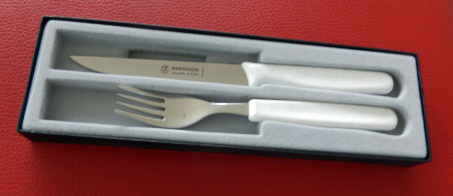 Steakbesteck 2 tlg   Marsvogel aus Solingen