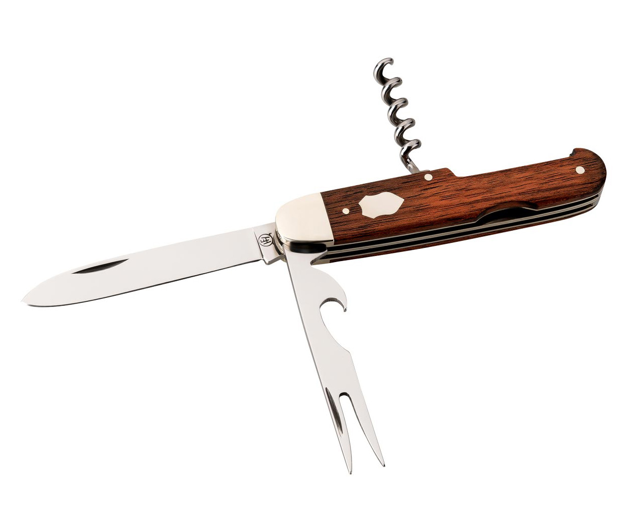 F.Hartkopf    Picknick Taschenmesser- Rotholz 3tlg. bei messer-iss