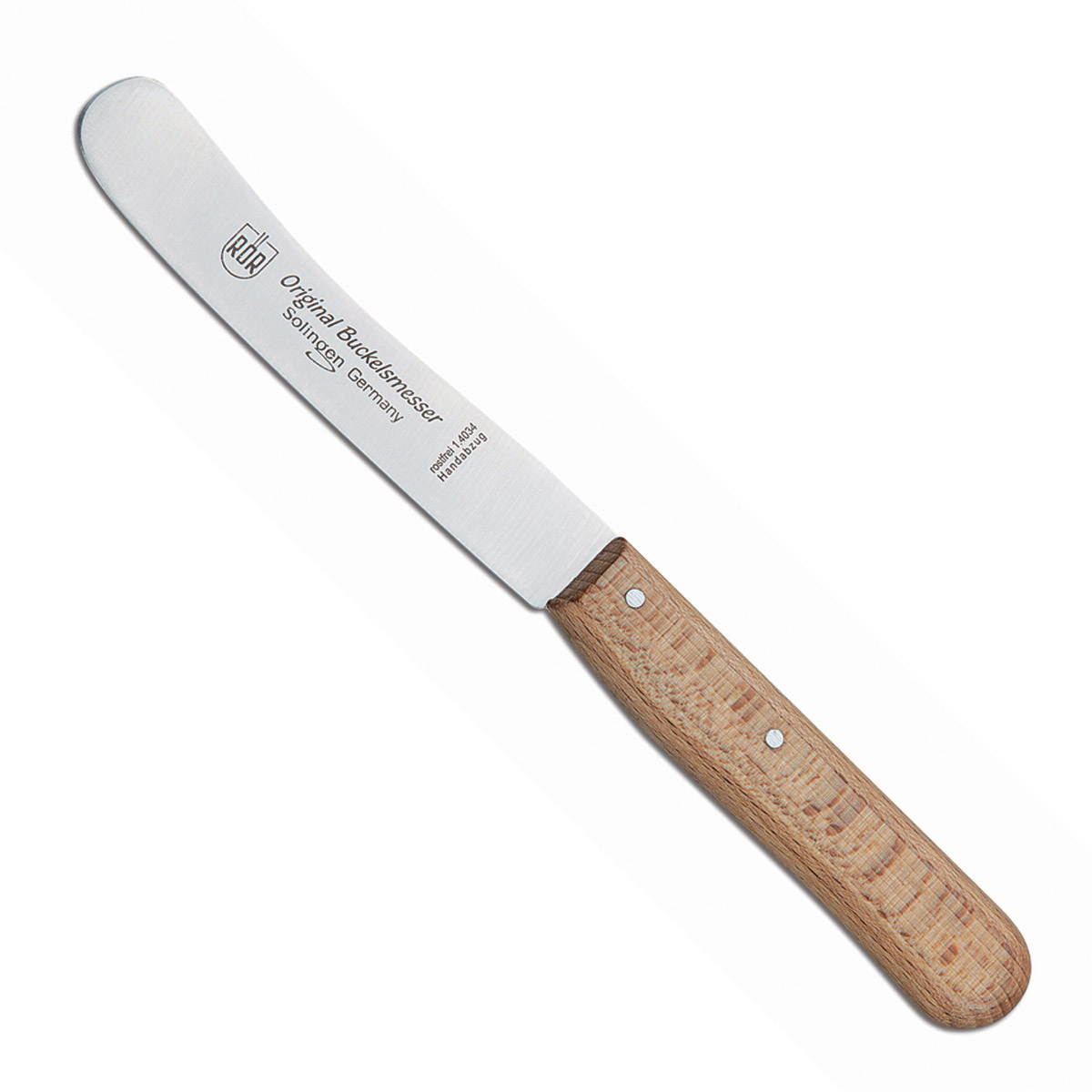 Rör   Original Buckels Messer Frühstücksmesser mit rostfreier Klinge.  aus SG