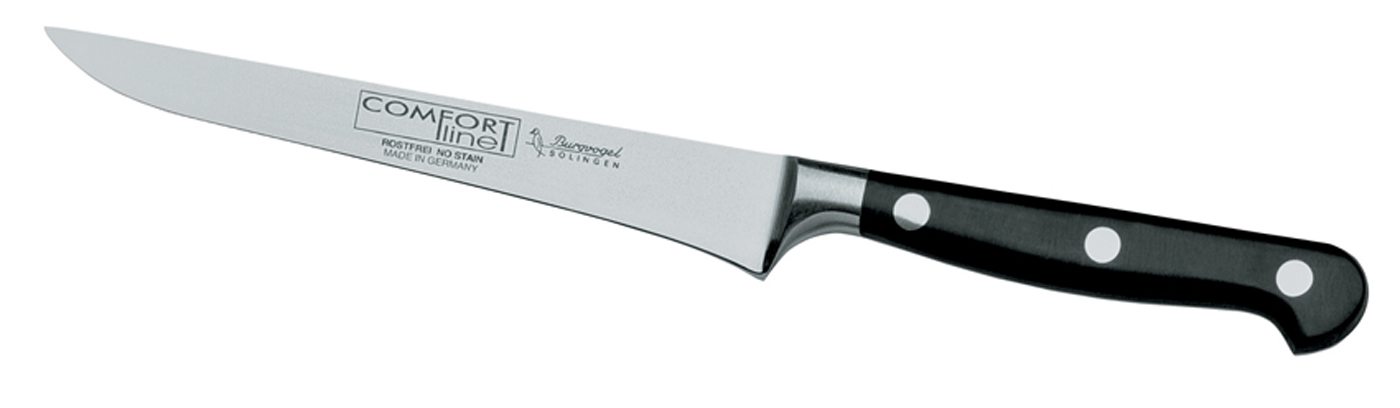 Ausbeinmesser - 15 cm. Borgvogel Serie COMFORT line / Quality Made in SG