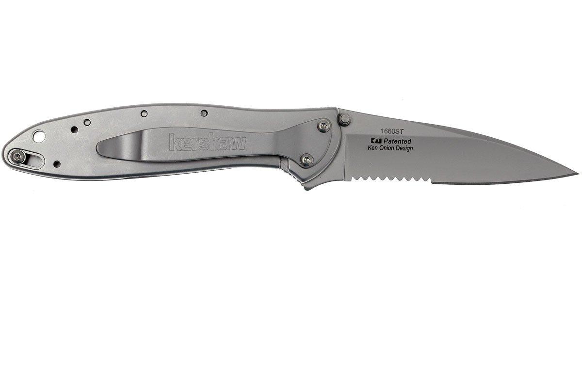 Kershaw Leek 1660ST gezahnte Klinge, grau