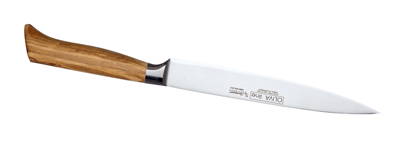 Burgvogel Schinkenmesser 20 cm Serie Oliva Line / Quality Made in Solingen Burgvogel Schinkenmesser 20 cm Serie Oliva Line / Quality Made in Solingen