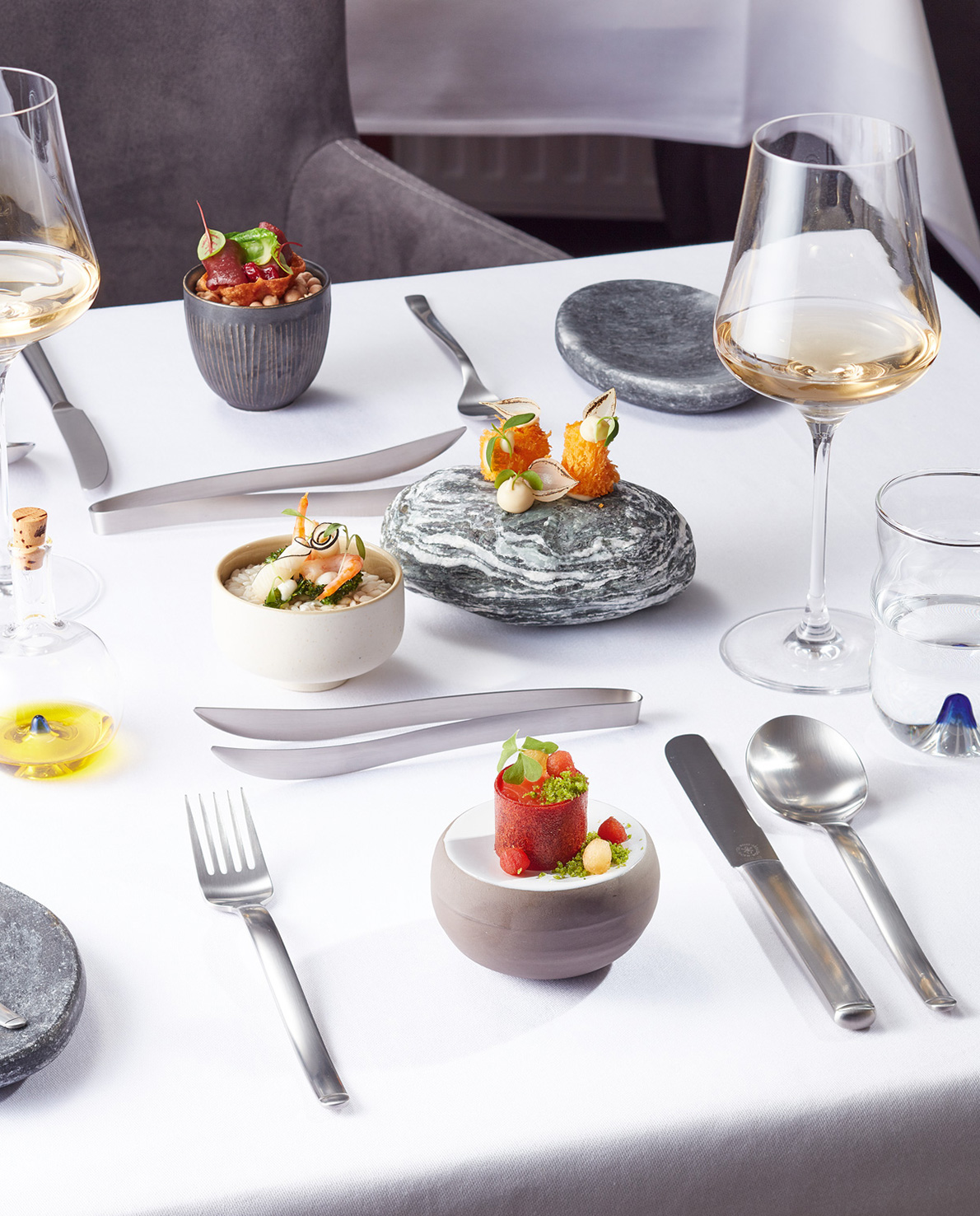 Stilvolle Gourmetpinzette  504961904 Edelstahl 18/10  und fein mattiert. von triangle®
