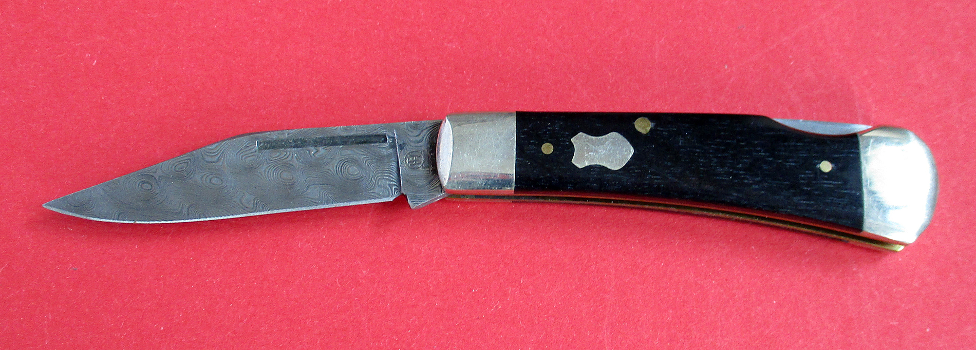Taschenmesser, 300 Lagen Damast von Markus Balbach, von Hartkopf-Solingen