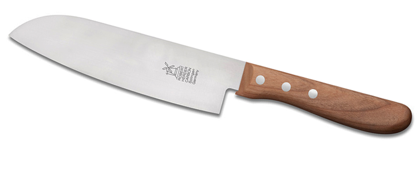 Windmühlen  "Santoku", Vielzweckmesser rostfrei aus Solingen