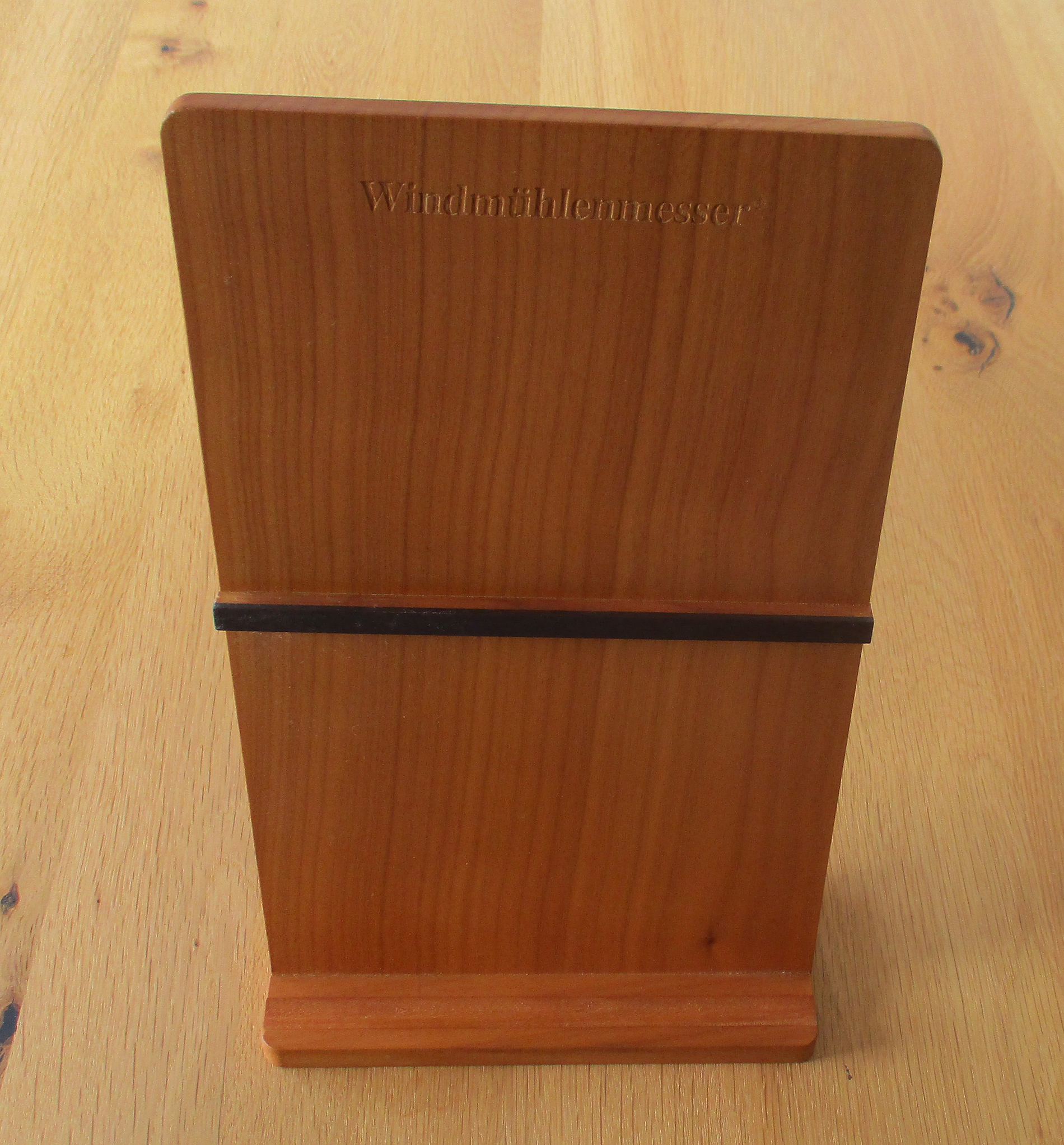 Magnet MesserBrett  aus Kirschholz Leer von Windmühlenmesser bei ISS