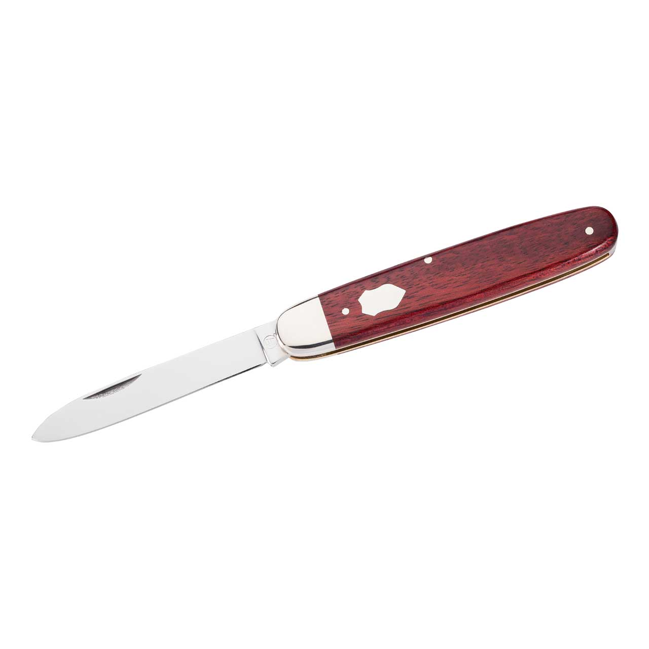 Taschenmesser 7,6 cm Rotholz Neusilber 1.4034 Stahl von F.Hartkopf Quality Made in SG bei ISS