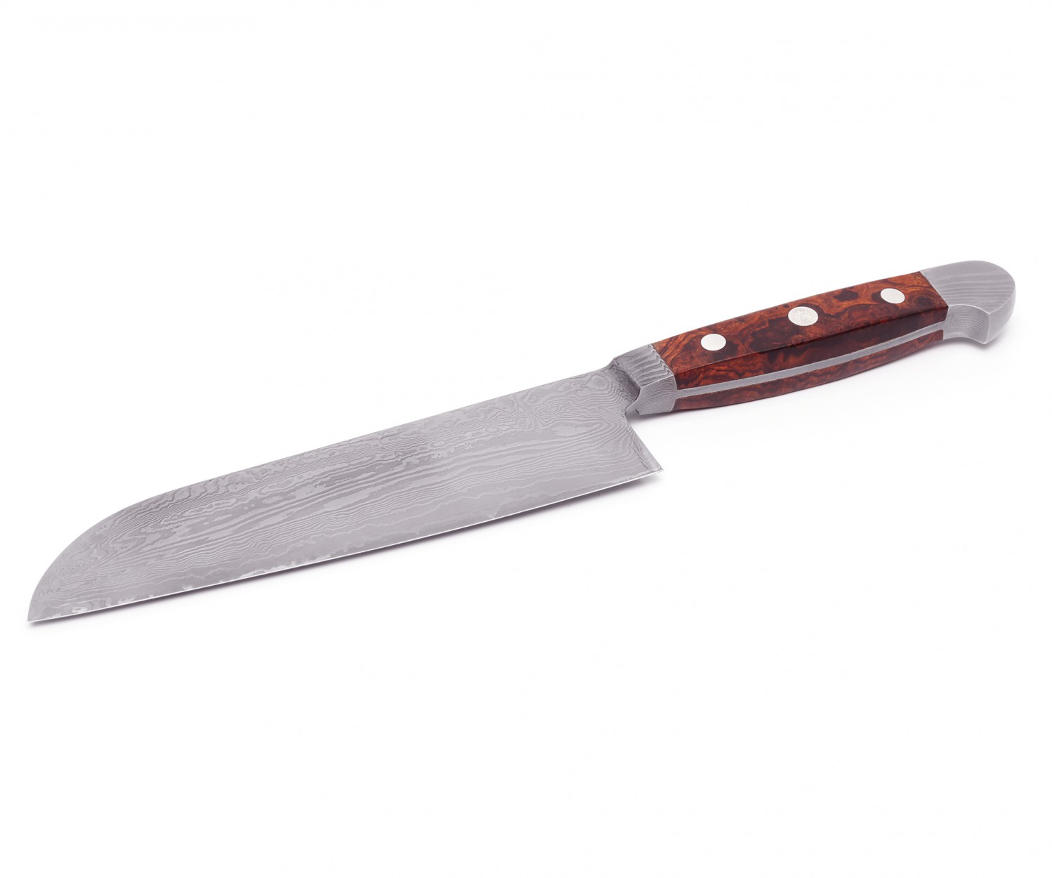 Güde Santoku aus Damast-Stahl- - 18 cm. Quality Made in SG bei ISS bestellen