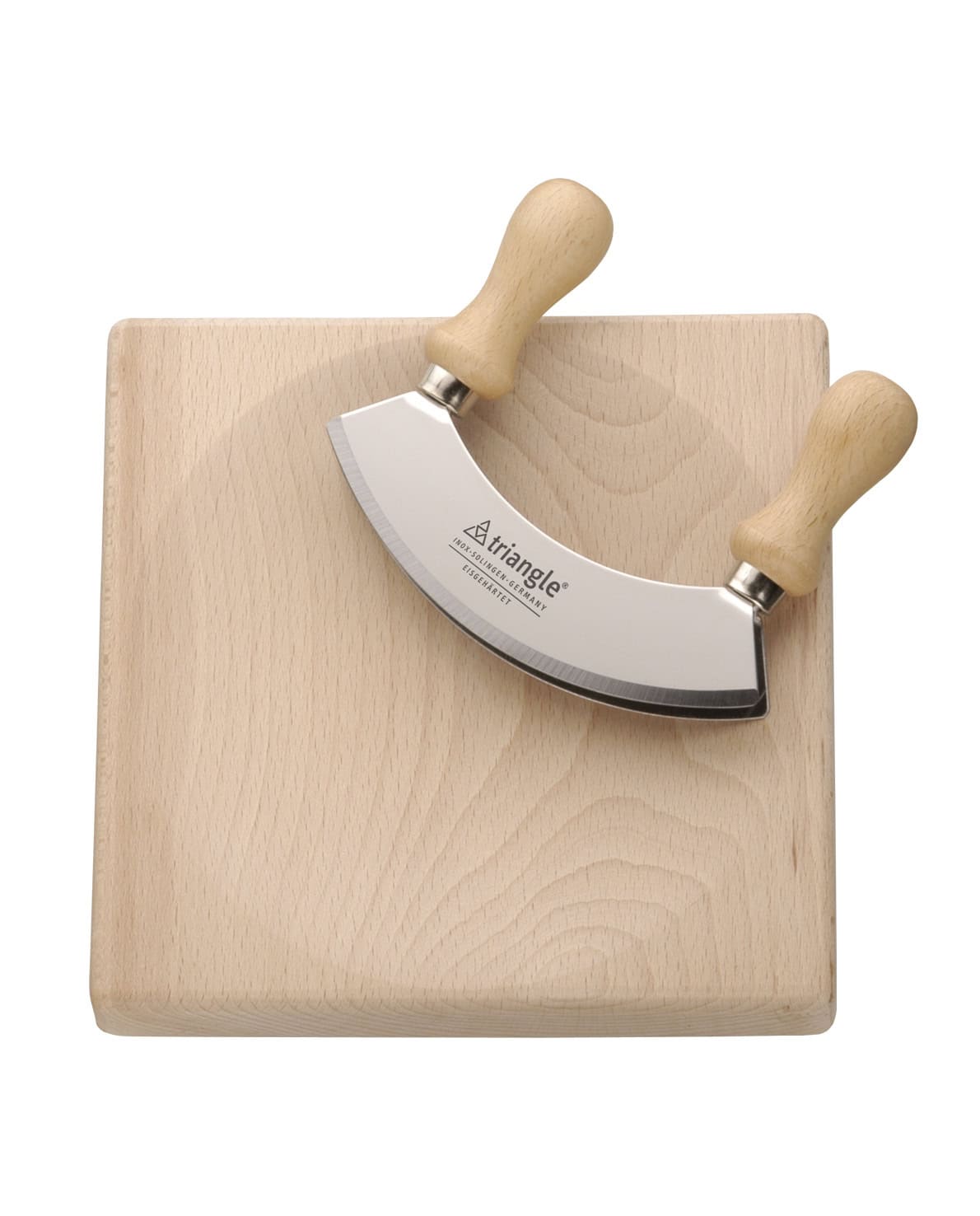 Kräuter Wiegemesser im Karton, 18 cm.  triangle®- Quality - Made in Solingen