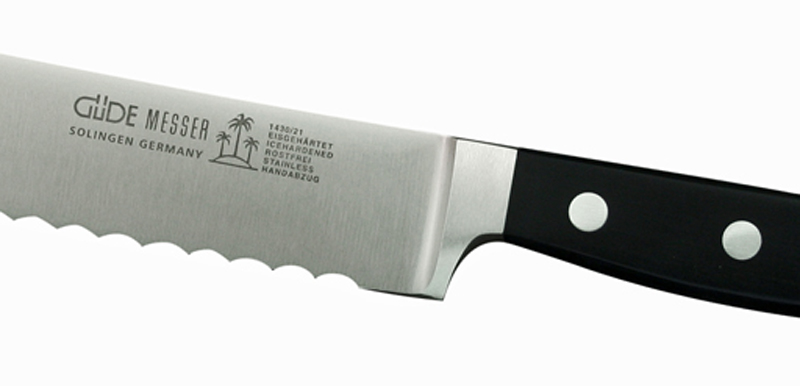 Brotmesser   - 21 cm. Serie Alpha von Güde Quality - Made in Solingen
