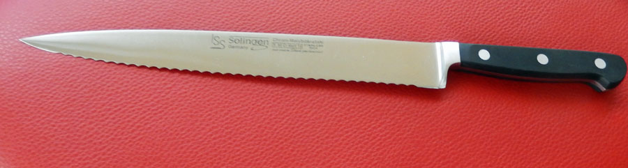 Schinkenmesser mit Welle 26 cm geschmiedet Quality - Made in Solingen