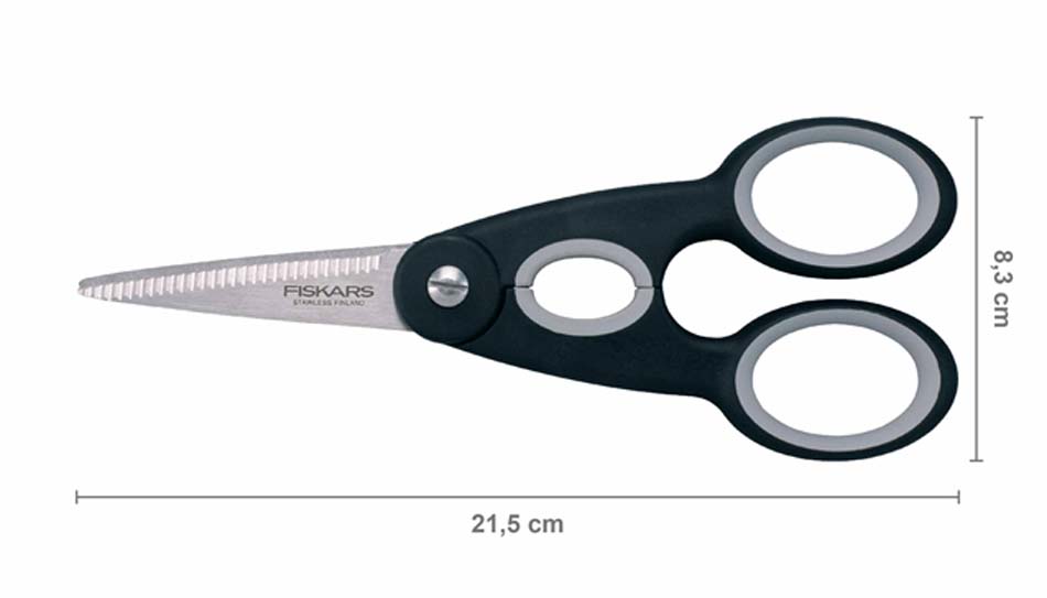 Küchenschere Softtouch  22 cm Functional Form schwarz von Fiskars bei ISS