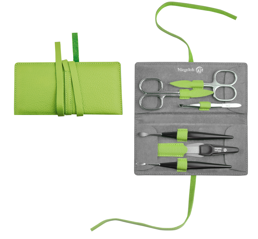 Niegeloh  Maniküre Etui Serie Decora L 6 tlg- 86650 granny smith  bei ISS bestellen