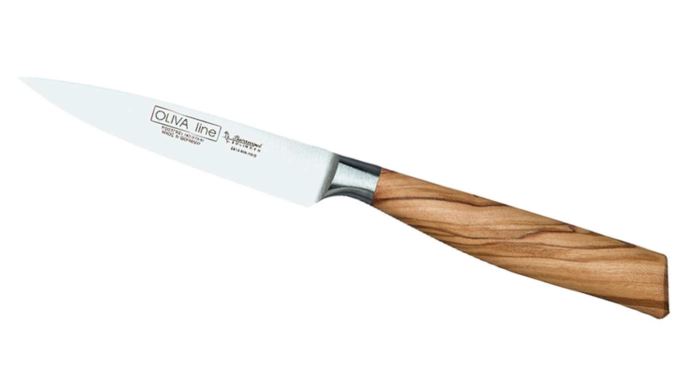 Gemüsemesser  10 cm   Serie Oliva Line von Burgvogel  / Quality Made in SG