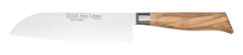 Santokumesser 18 cm Oliva Line von Burgvogel Quality Made in SG bei ISS