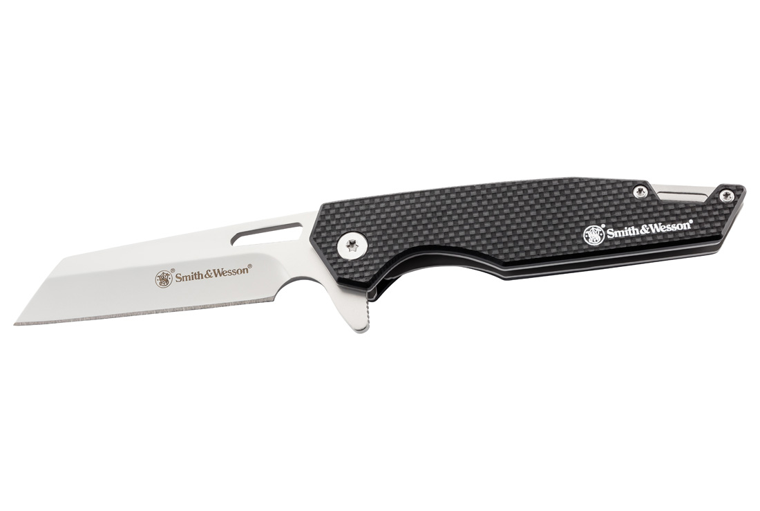 Einhandmesser, 7,7 cm , rostfreiem 8Cr13MoV Smith and Wesson SIDEBURN von Herbertz bei ISS