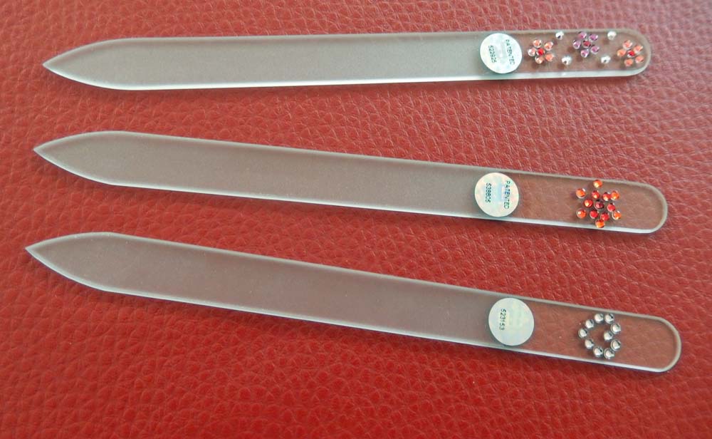 Glasnagelfeile-Swarovski 14 cm Niegeloh je  1 Stück