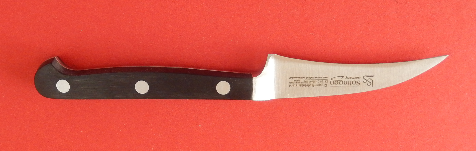 Schälmesser-  7 cm    Klinge geschmiedet  aus Solingen