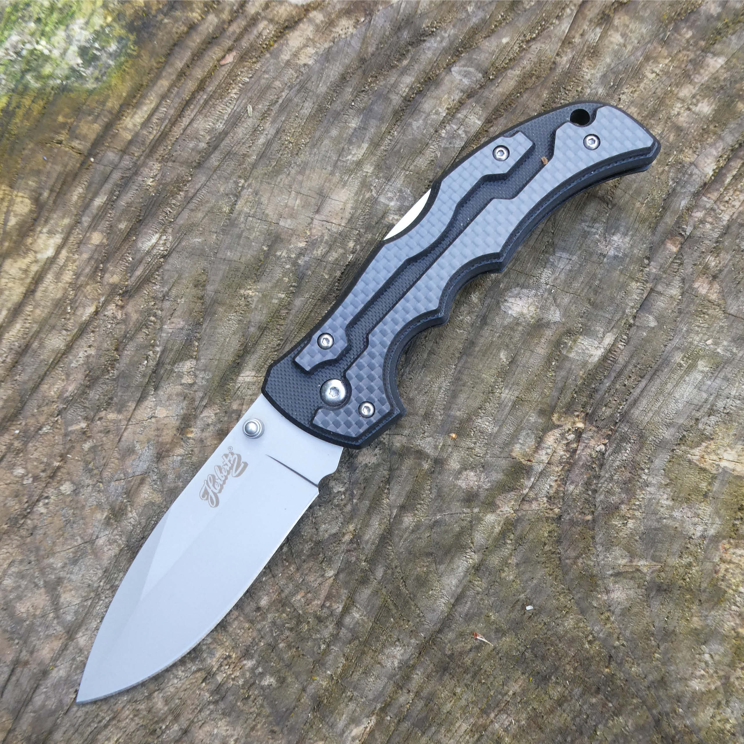 Einhandmesser G10 und Carbonfaser  Selektion von Herbertz bei ISS