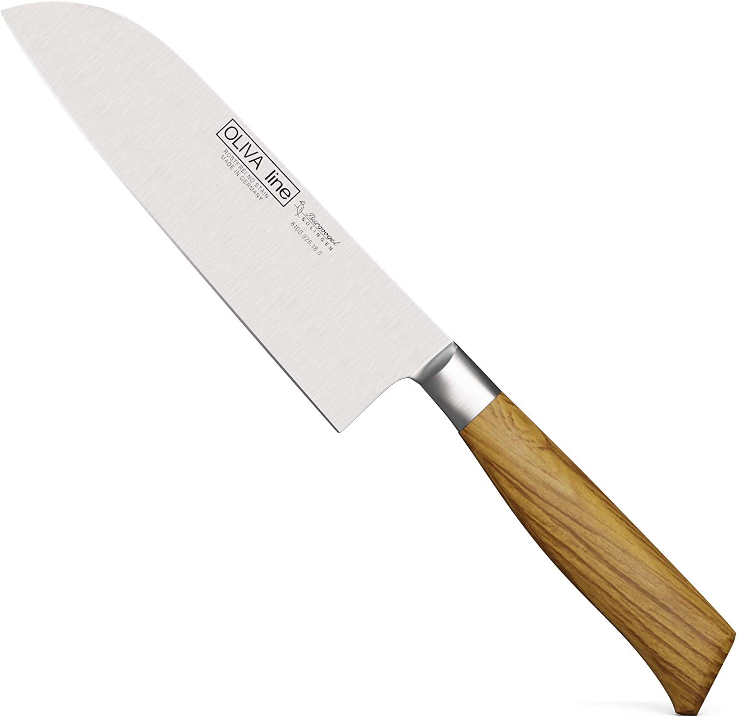 Santokumesser 18 cm Oliva Line von Burgvogel Quality Made in SG bei ISS