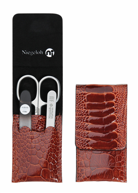 Edition Straußenbein S 3 tlg Etui  - topInox Nigeloh  aus Solingen