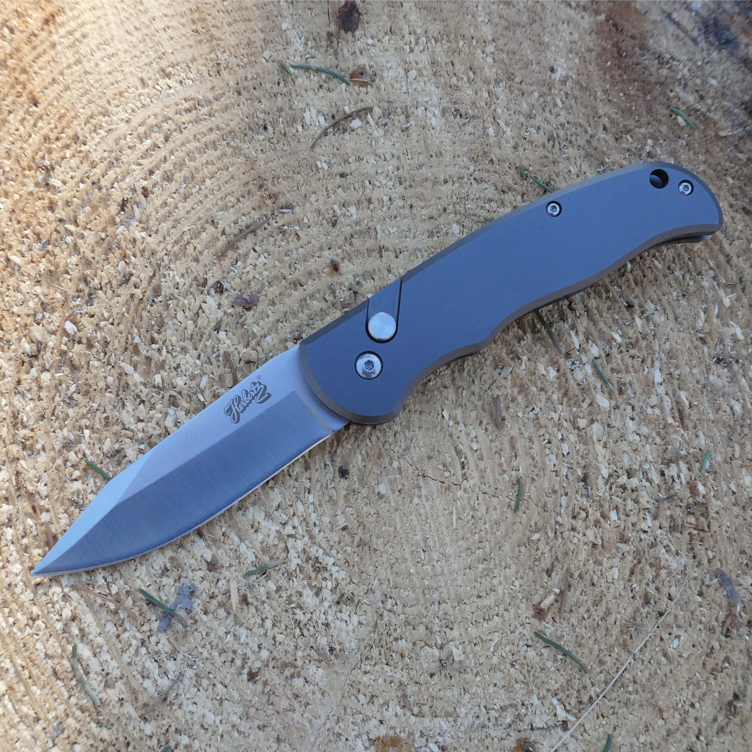 Taschenmesser Alu 8 cm  von Herbertz aus rostfreiem Stahl AISI 440