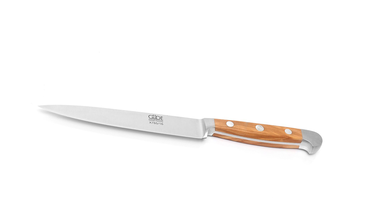 Schinkenmesser 16 cm.Alpha Olive von Güde Quality Made in SG bei ISS bestellen