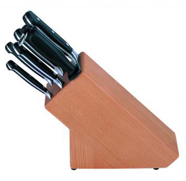 Messerblock 6 tlg.Serie  Comfort Line von Burgvogel Quality Made in SG bei ISS bestellen