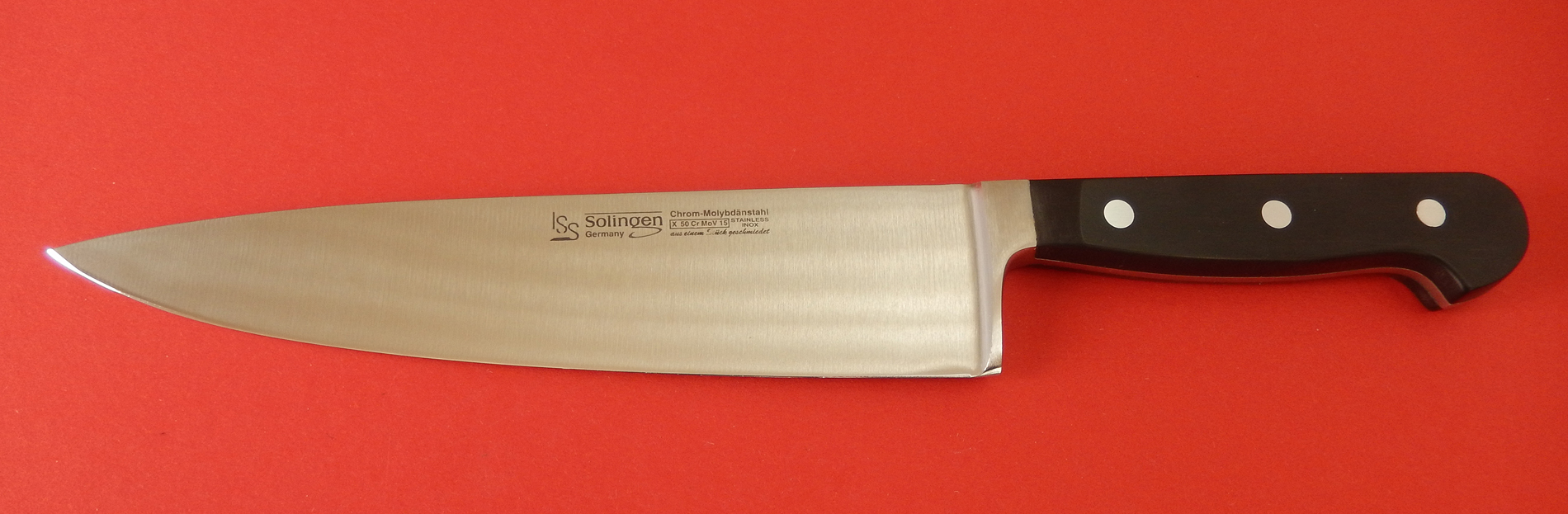 Solingen  Kochmesser 20 cm geschmiedet Messer made in Solingen bei ISS